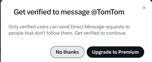 StuWitton's tweet photo. @TomTom Thank you Nehul. I'm attempting to direct message but it's saying you need to follow me (or for me to upgrade). Please can you temporarily follow me back or send me a DM https://t.co/PAjy95rTPI