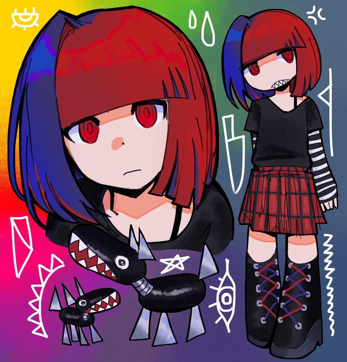 soy argentino. me gusta dibujar OCs y una cantidad insalubre de Stocking