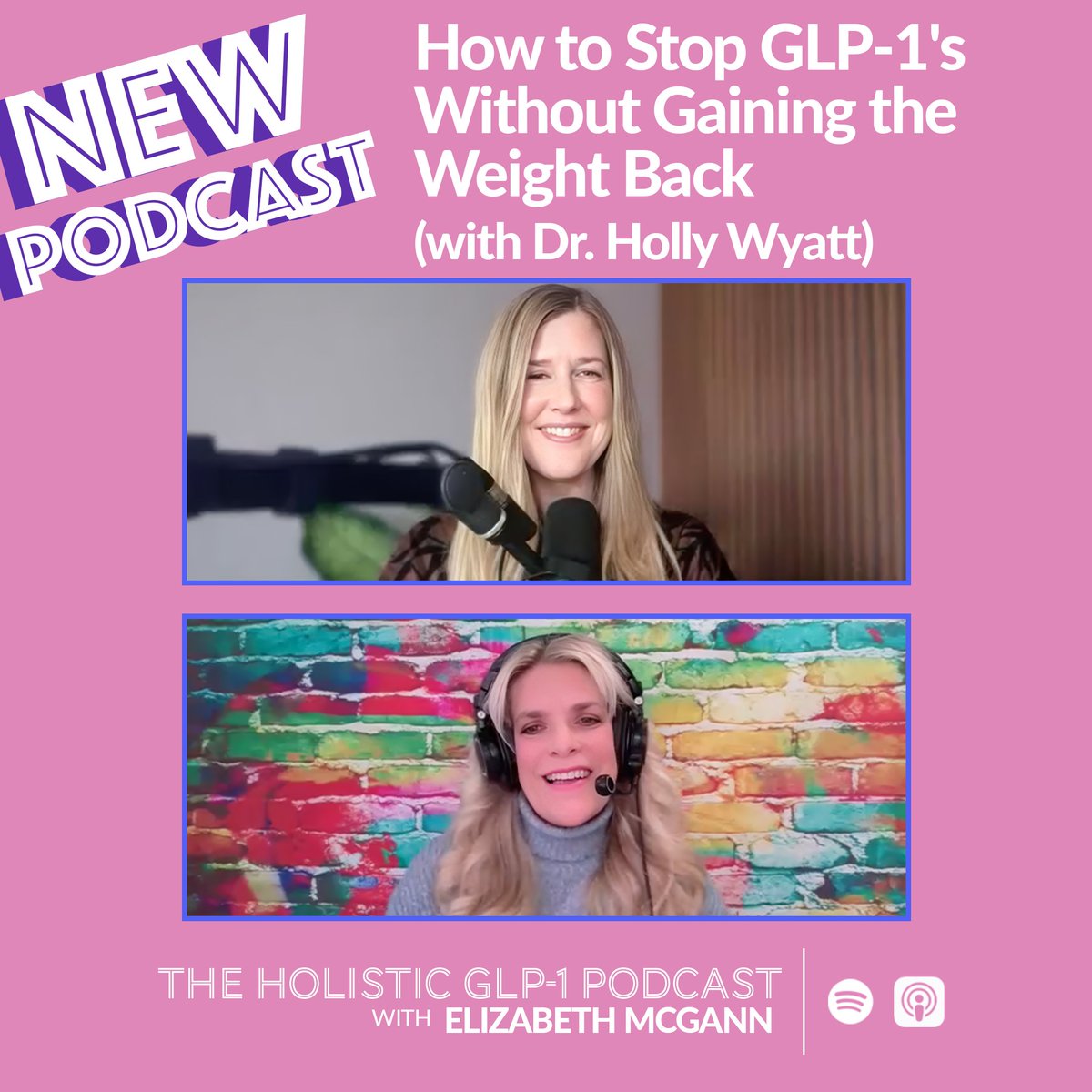 ✨ The latest EPISODE has just DROPED! ✨  💅  ***How to Stop GLP-1's Without Gaining the Weight Back (with Dr. Holly Wyatt)*** podcasts.apple.com/us/podcast/how… One of the biggest fears I hear from women using GLP-1s isn’t about losing weight…  It’s about what happens AFTER.  In today’s