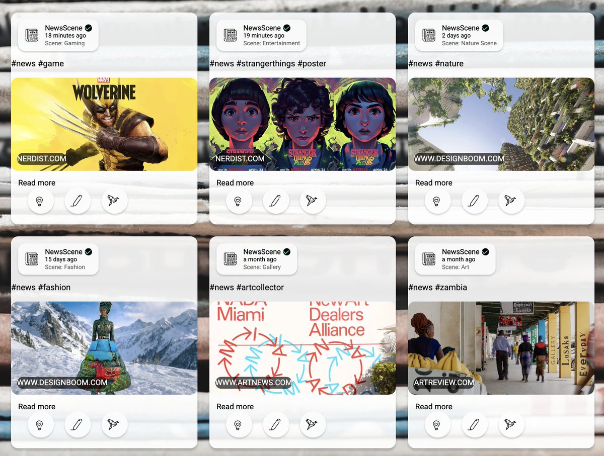 CreateScene tweet media