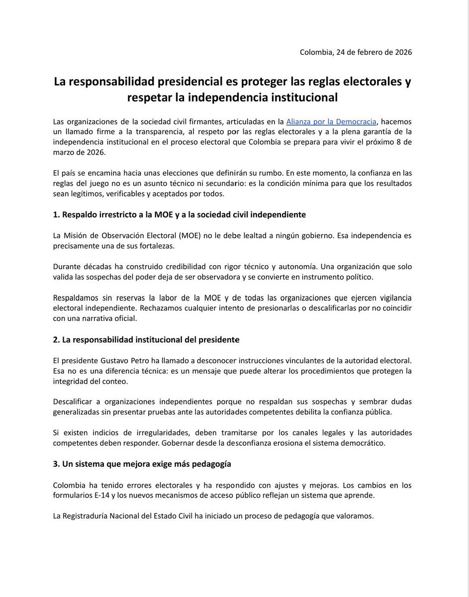 MujeresporlademocraciaCol tweet media