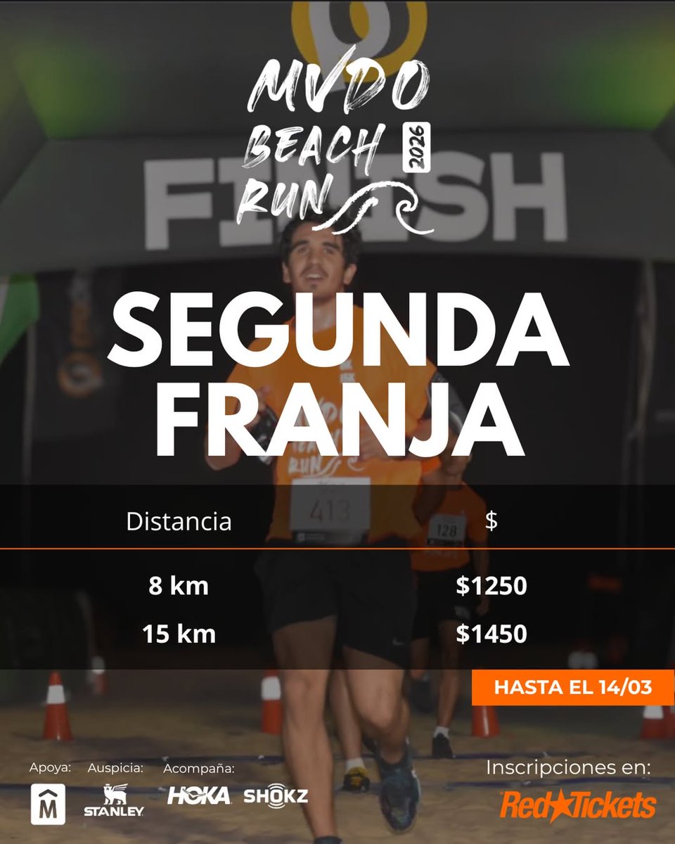 infodeportesuy's tweet photo. Info Deportes Uruguay : BEACH RUN MONTEVIDEO 2026 https://t.co/7w70YFvFDd #running #beachrun #montevideo https://t.co/jBe6VPeHMO