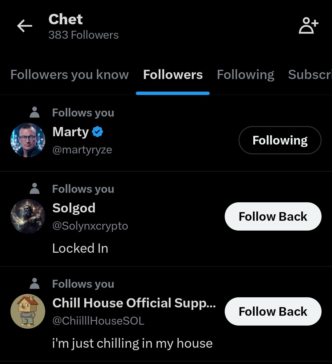 I'll have you rich degens know that <a href="/martyryze/">Marty</a> follows my account.

I only hold 

ExA8QmfNxbFTzBCLxCsZKgZSAvK72r6qJLaL18Y5nPcg

I'll only be making memes for 

ExA8QmfNxbFTzBCLxCsZKgZSAvK72r6qJLaL18Y5nPcg

You guys that didnt know Marty until today are cooked $marty