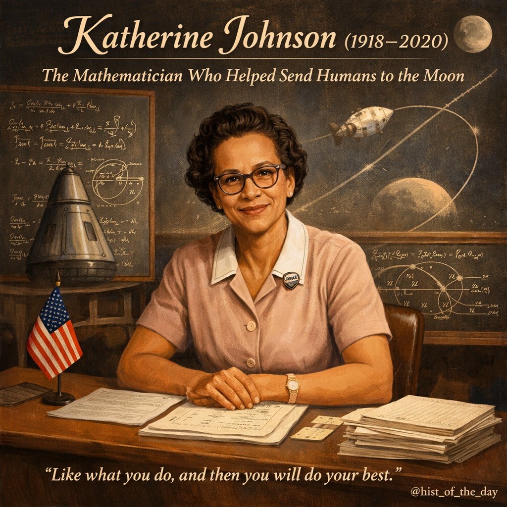 #OnThisDay February 24, we remember Katherine Johnson (1918–2020), the ...