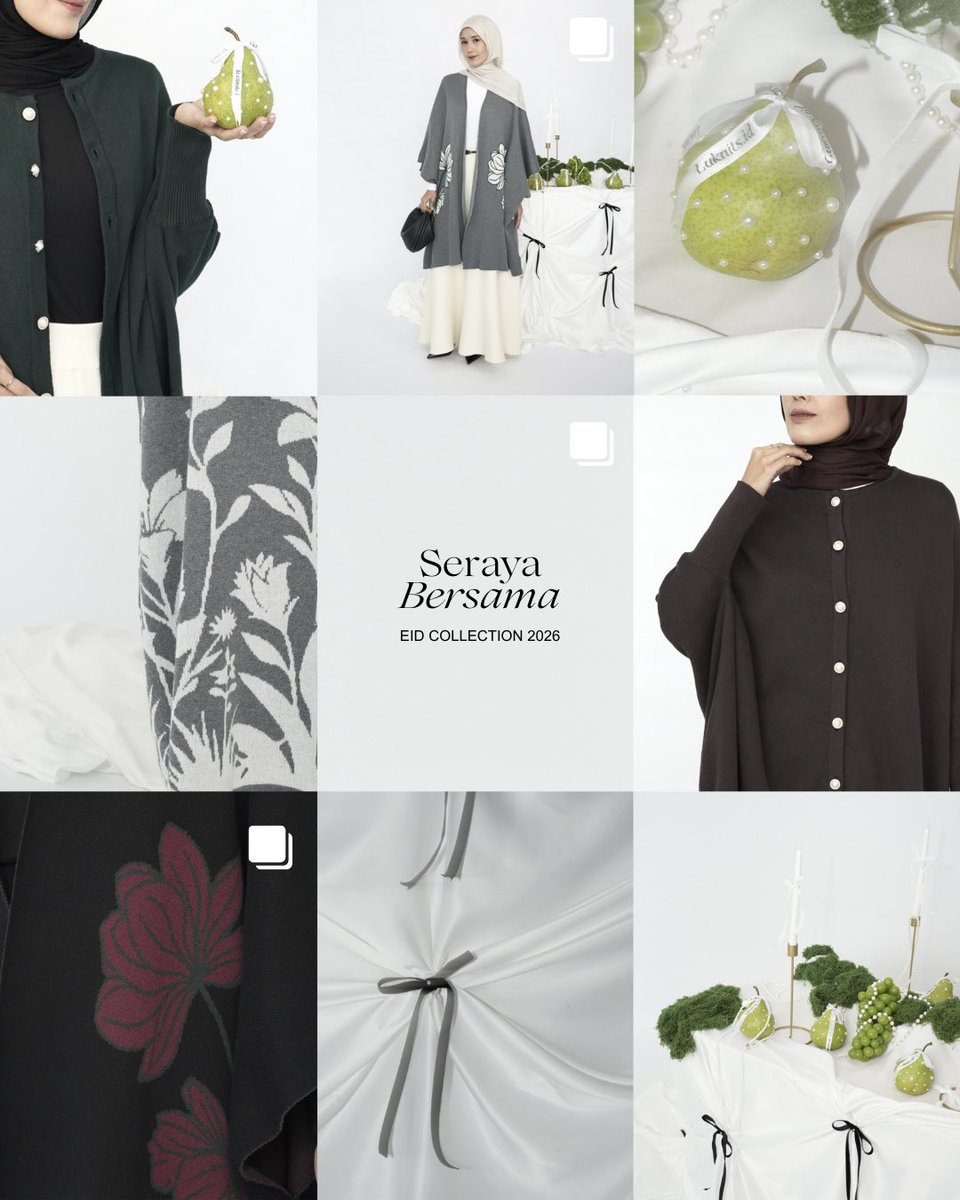 Luknits_id's tweet photo. UNVEILING OUR 2026 RAYA COLLECTION 🌙

Home isn’t just a place, it’s a feeling.
And this Eid, we wrapped it in knit.

Shop the full collection in our marketplace 🤍

#SerayaBersama https://t.co/Q5PVAs7k2M