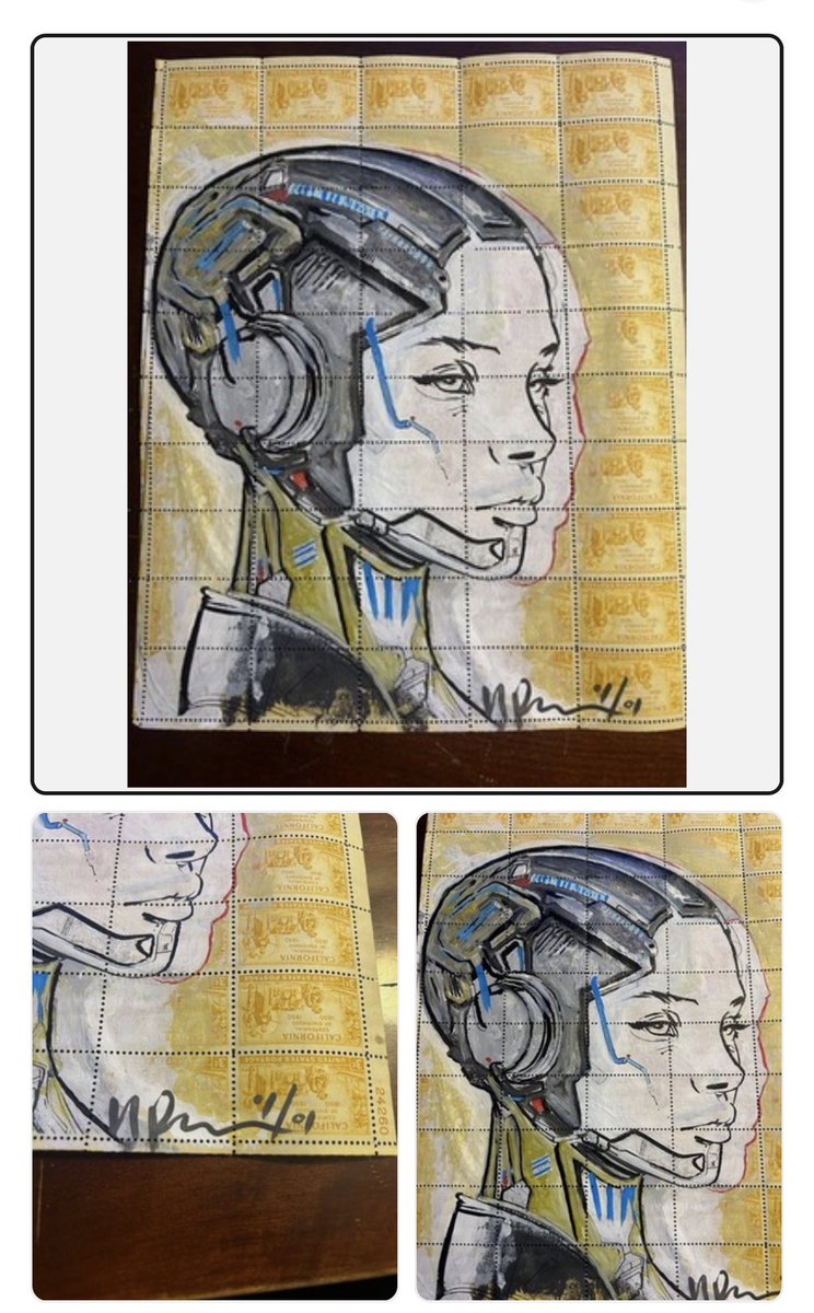 NPRZ81's tweet photo. Original art for sale-Signed
Media stamps acrylic markers
One of one signed by original artist

https://t.co/wap3fAI2t3

#artforsale #ArtistOnTwitter #originalart 
#signed https://t.co/OWsJX0VbIT