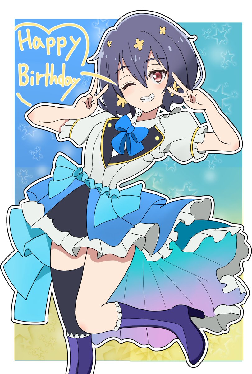 hoken0309's tweet photo. ＃ゾンビランドサガ
＃水野愛生誕祭2026
愛ちゃんお誕生日おめでとうございます！
お祝いピース😆🫶 https://t.co/BmCnA1kiAi
