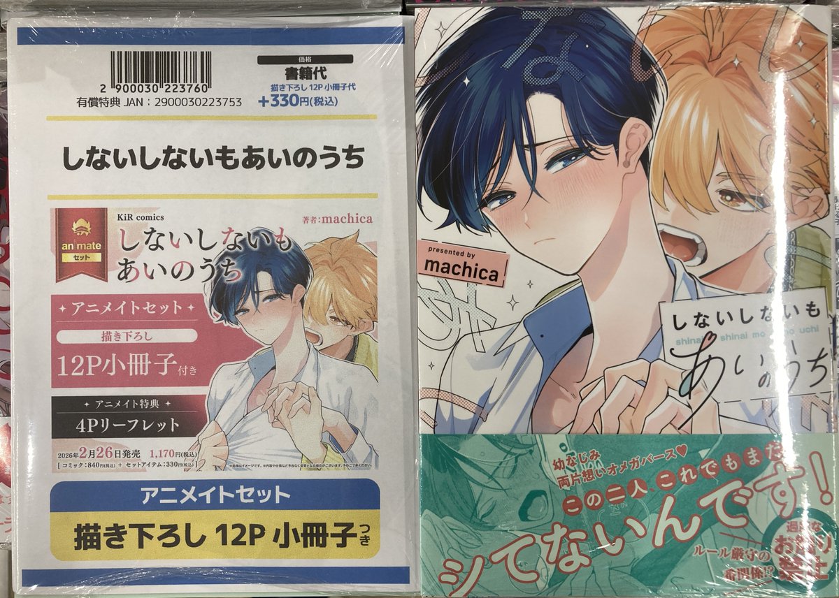 書籍新刊情報】 「しないしないもあいのうち」が入荷しましたコォ