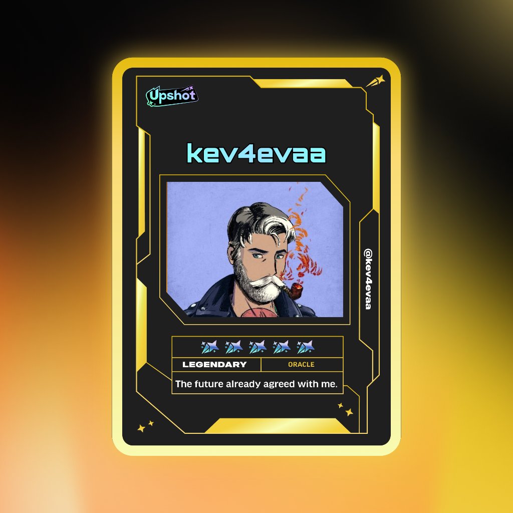 kev4evaa's tweet photo. Just ripped my Predictor Card!

Ready to claim instant cash prizes, free packs and more.

Welcome to Prediction Play on @upshot_cards

Your turn
https://t.co/8RyJ5q1L90 https://t.co/IC7IsRBG2I