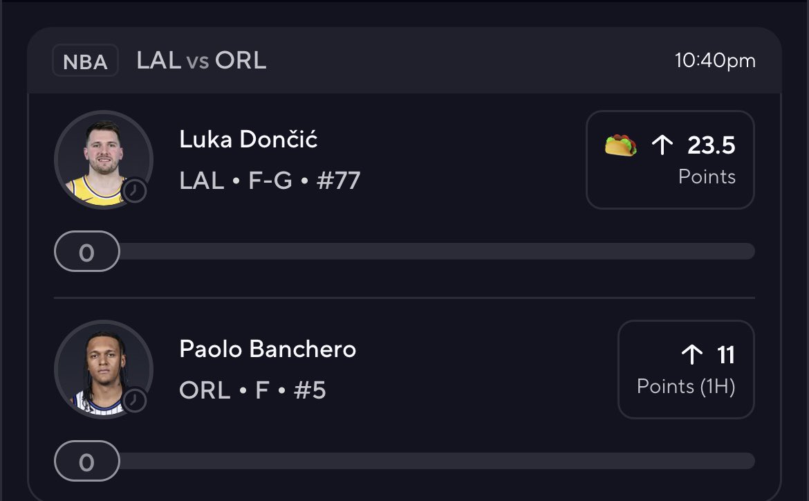 TACO PAIR #3 🌮

prizepicks.onelink.me/gCQS/shareEntr…

❤️LIKE IF TAILING❤️