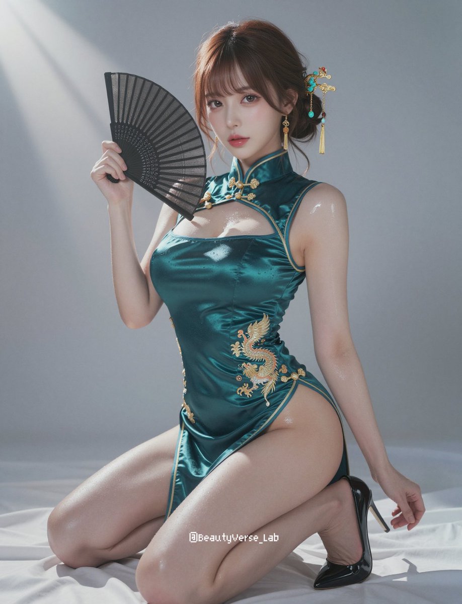 BeautyVerse_Lab's tweet image. 💚
—
Dear algorithm, these are SFW AI-generated illustrations.