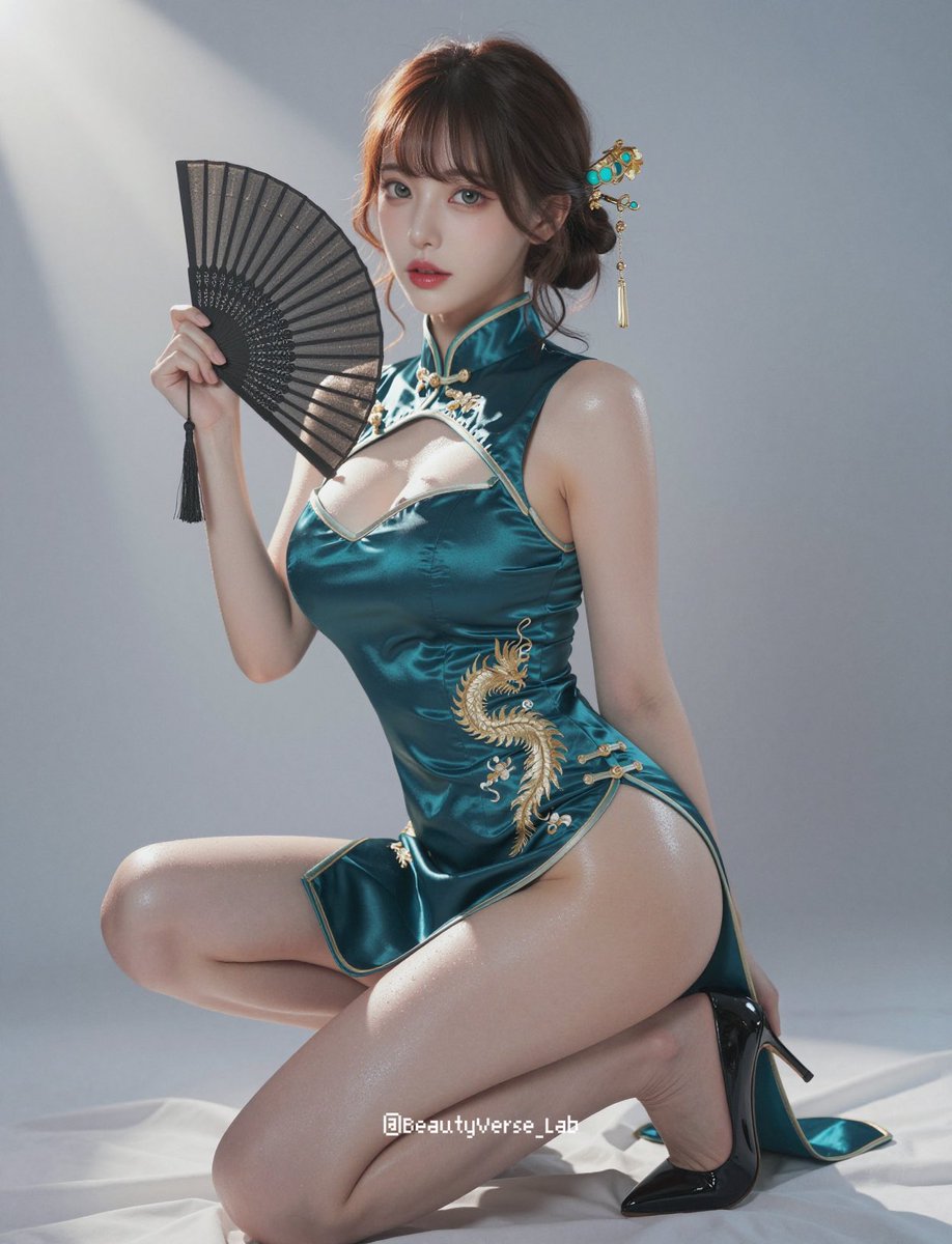 BeautyVerse_Lab's tweet image. 💚
—
Dear algorithm, these are SFW AI-generated illustrations.