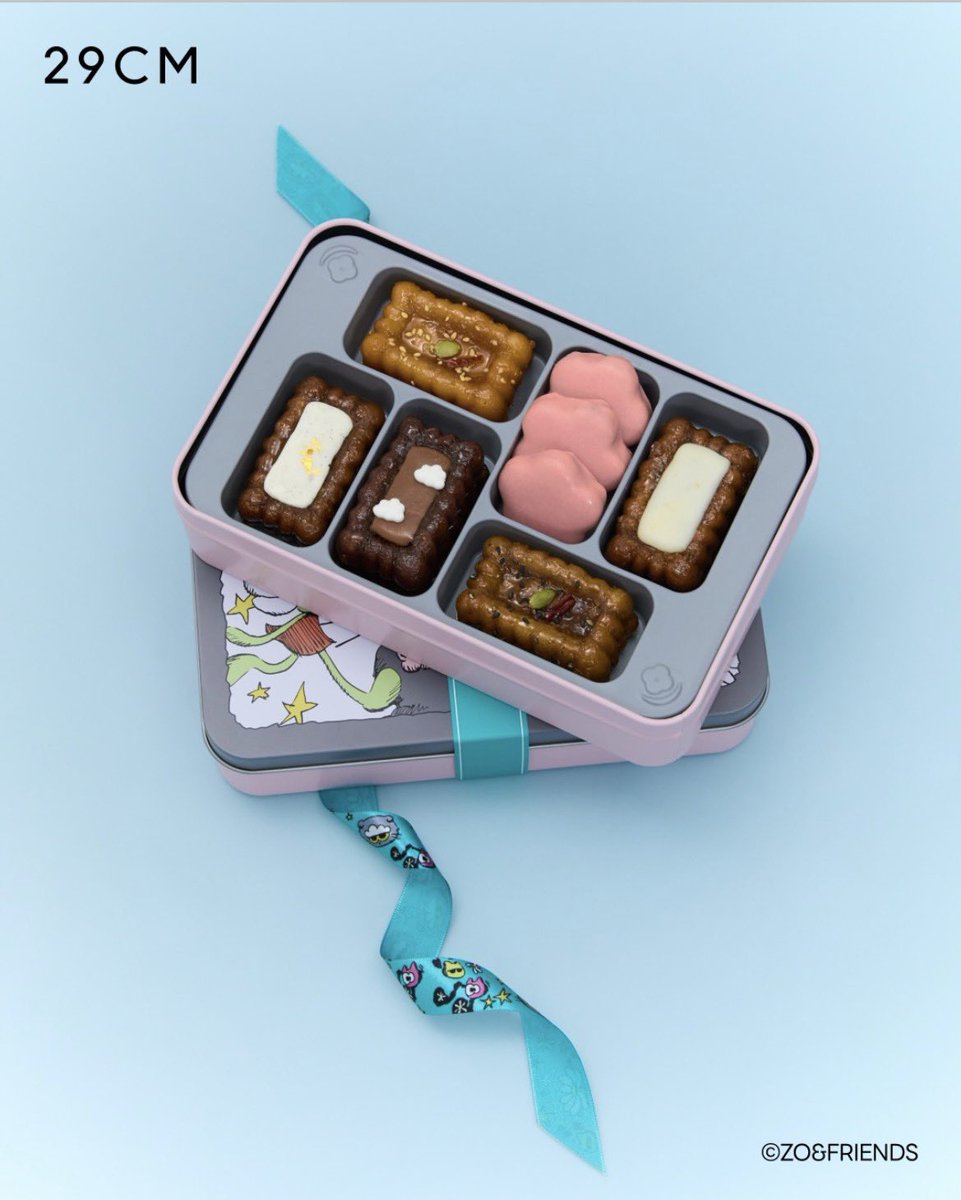 ZO＆FRIENDS golden piece 薬菓缶ボックス スカーフセット これ、正直かわいすぎた… 韓国でしか買えない GOLDENPIECE ㅣ