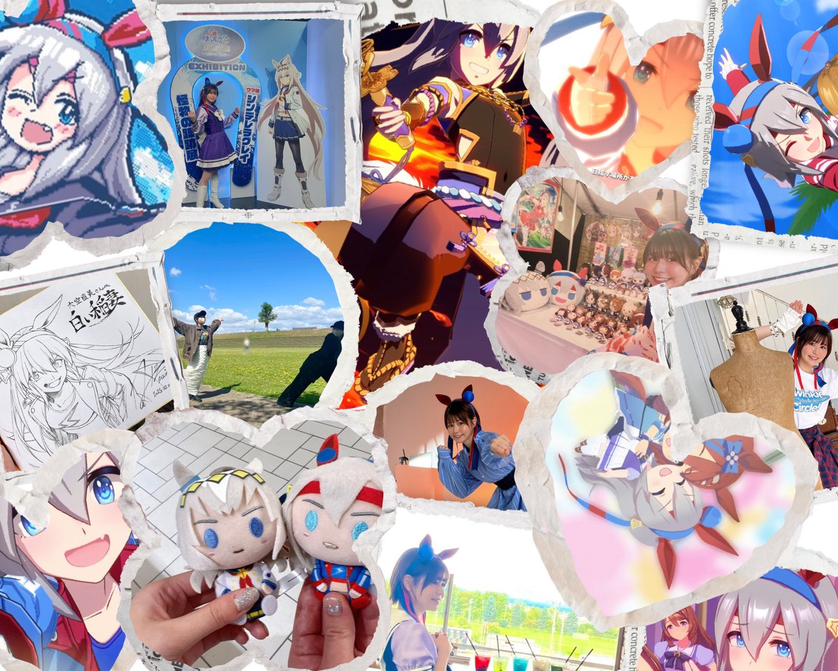 #ウマ娘 プリティーダービー
ゲームリリース5周年！
おめでとうございます！！✨

これからもタマモクロスと一緒に
走り続けます！⚡️👊🏻🤍❤️💙

感謝をこめて☺️

#ゲームウマ娘
