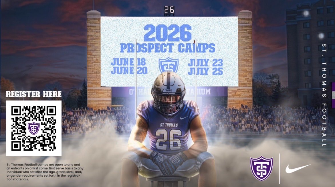aidanfresquezz's tweet photo. Thanks @UST_Football for the camp invite blessed https://t.co/0m3o2MeGgJ