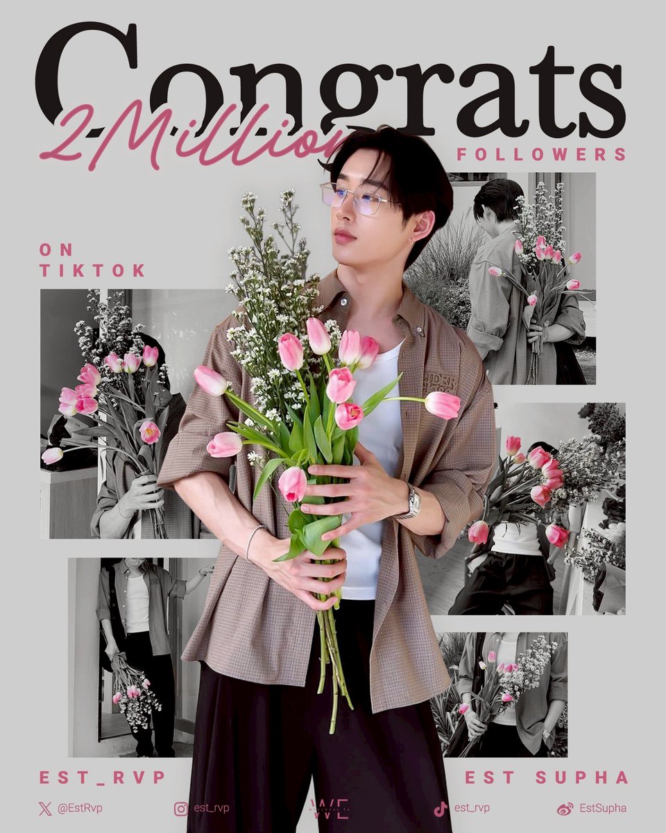 WEofficialTH's tweet photo. EST TIKTOK HITS 2M
#Infinite2MWithEST
@EstRvp | #est_rvp
✨ 𝒞𝑜𝓃𝑔𝓇𝒶𝓉𝓊𝓁𝒶𝓉𝒾𝑜𝓃𝓈 𝑜𝓃 𝟸ℳ 𝒻𝑜𝓁𝓁𝑜𝓌𝑒𝓇𝓈 𝑜𝓃 𝒯𝒾𝓀𝒯𝑜𝓀 ✨💫
🎊
ขอแสดงความยินดีด้วยนะครับกับยอดผู้ติดตาม 2M บน TikTok 🎉 ทุก ๆ วินาทีที่จำนวนผู้ติดตามเพิ่มขึ้น เป็นเครื่องยืนยันว่าน้องเอสมีคนรัก คนเอ็นดูและเป็นกำลังใจรวมถึงความรักที่น้องเอสได้รับเพิ่มขึ้นในทุก ๆ วัน 💕
ขอบคุณทุกความรัก ทุกกำลังใจที่มอบให้น้องเอสเสมอมา ทุกการซัพพอร์ตของทุกคนมีความหมายและเป็นพลังสำคัญสำหรับน้องเอสมากจริง ๆ วีออฟภูมิใจในตัวน้องเอสเสมอ และพร้อมยืนเคียงข้างซัพพอร์ตน้องเอสในทุกเส้นทางนะครับ คนเก่ง 💙
#WEofficialTH