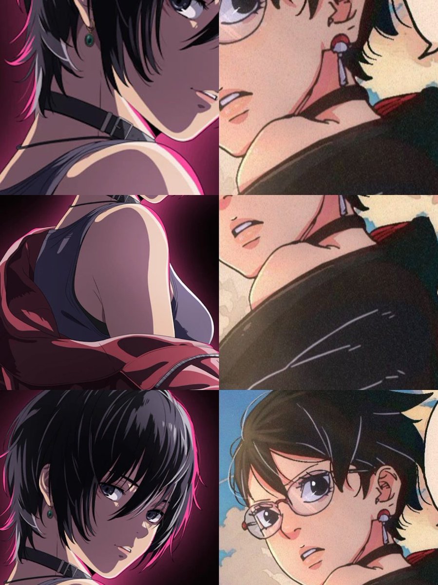 So somehow a harmless tweet about me pointing out similarities in mikasa and sarada's design gave bleach fans a reason to throw jabs at Boruto AGAIN 
#Noticing