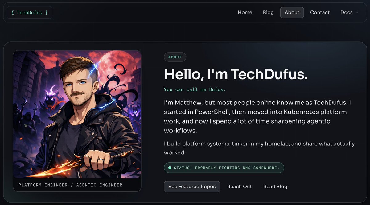 TechDufus tweet media