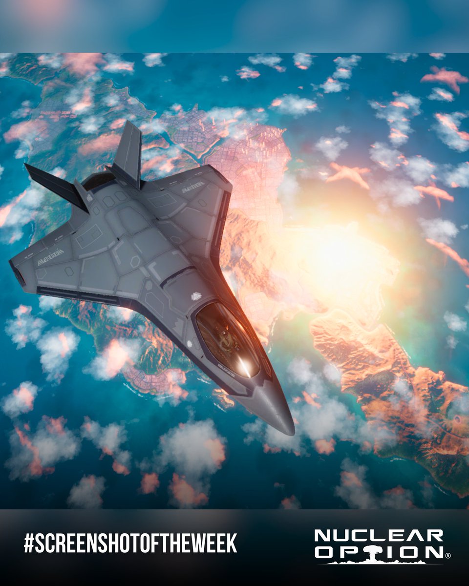 Stealth aircraft and nuclear fire over the archipelago is exactly what Nuclear Option is all about. Thanks to celestegood156 for submitting this shot!

We're always looking to feature the best Nuclear Option screenshots from our community. Head over to our Discord to see the