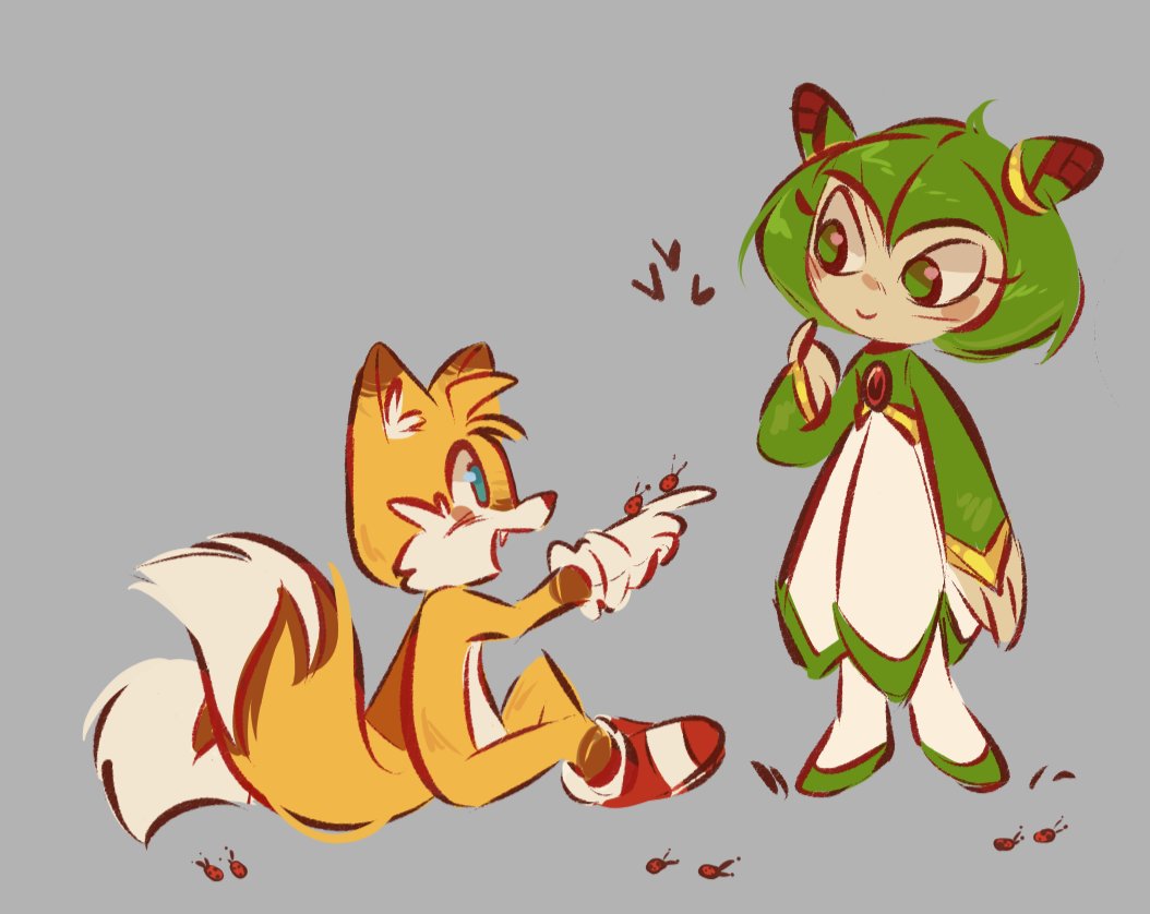 For some reason I always have to like the less popular ships 😔

#sonicthehedgehog  #tailsthefox #cosmotheseedrian #tailsmo