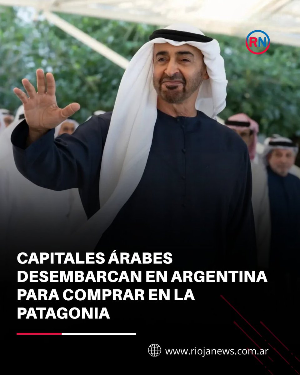 Patagonia en venta: jeque de Emiratos llegó con empresarios y fuerte operativo

El presidente de los Emiratos Árabes Unidos, Mohamed bin Zayed Al Nahyan (MBZ), arribó a Argentina junto a una comitiva de empresarios y un importante despliegue de seguridad.