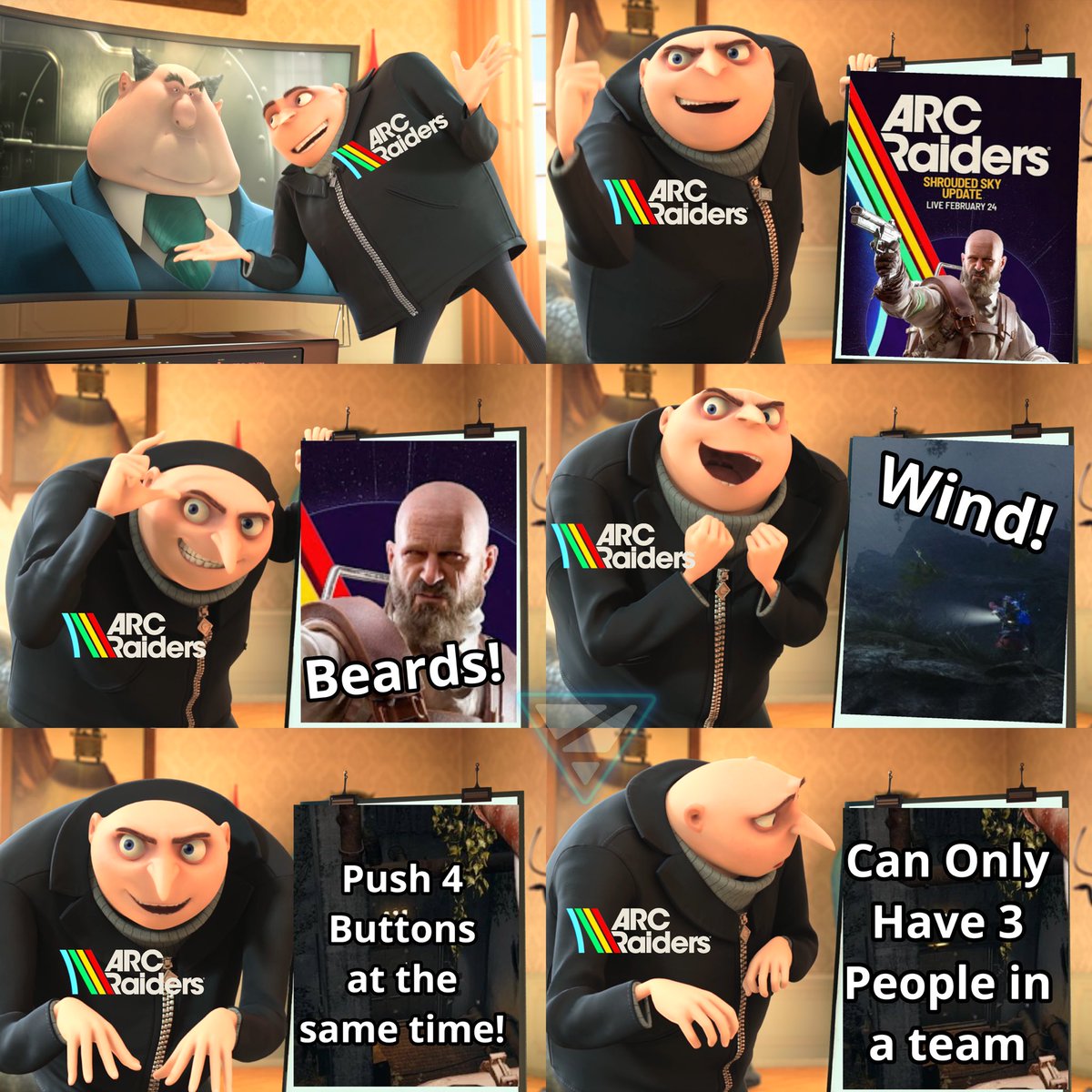 New <a href="/ARCRaidersGame/">ARC Raiders</a> update!!!

Hurricanes 🌀 11/10!
New ARC 🤖 9/10!
New loot space on DM-BTTLGRNDS 3/10

PVEVP devs really need to stop trying to get players to cooperate after incentivizing combat first culture. 

#shroudedskies #arcraiders