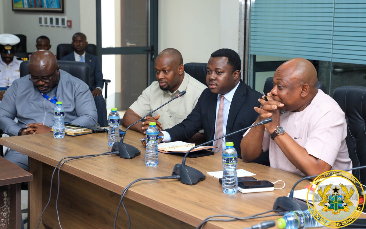 modghana's tweet photo. The Deputy Minister for Defence Hon Ernest Brogya Genfi has briefed the parliamentary joint committee for Defence, Interior, Foreign affairs and National Security on measures being taken to enhance security following the terrorist attack on Ghanaian tomato traders in Burkina Faso https://t.co/eB28V6dUBW