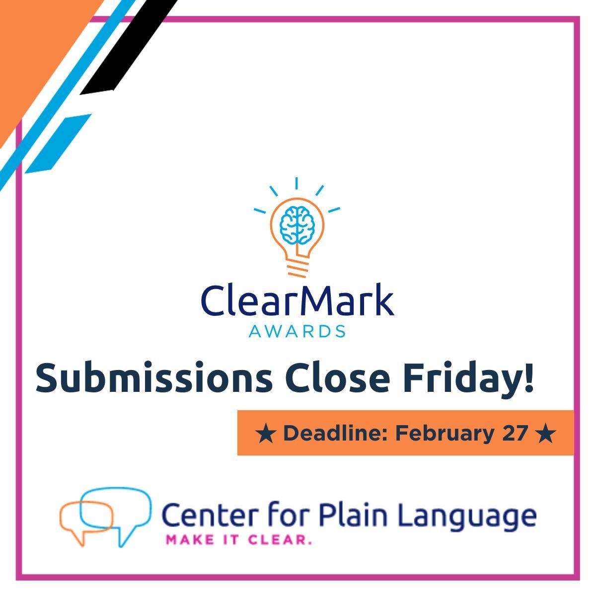 Center for Plain Language tweet media