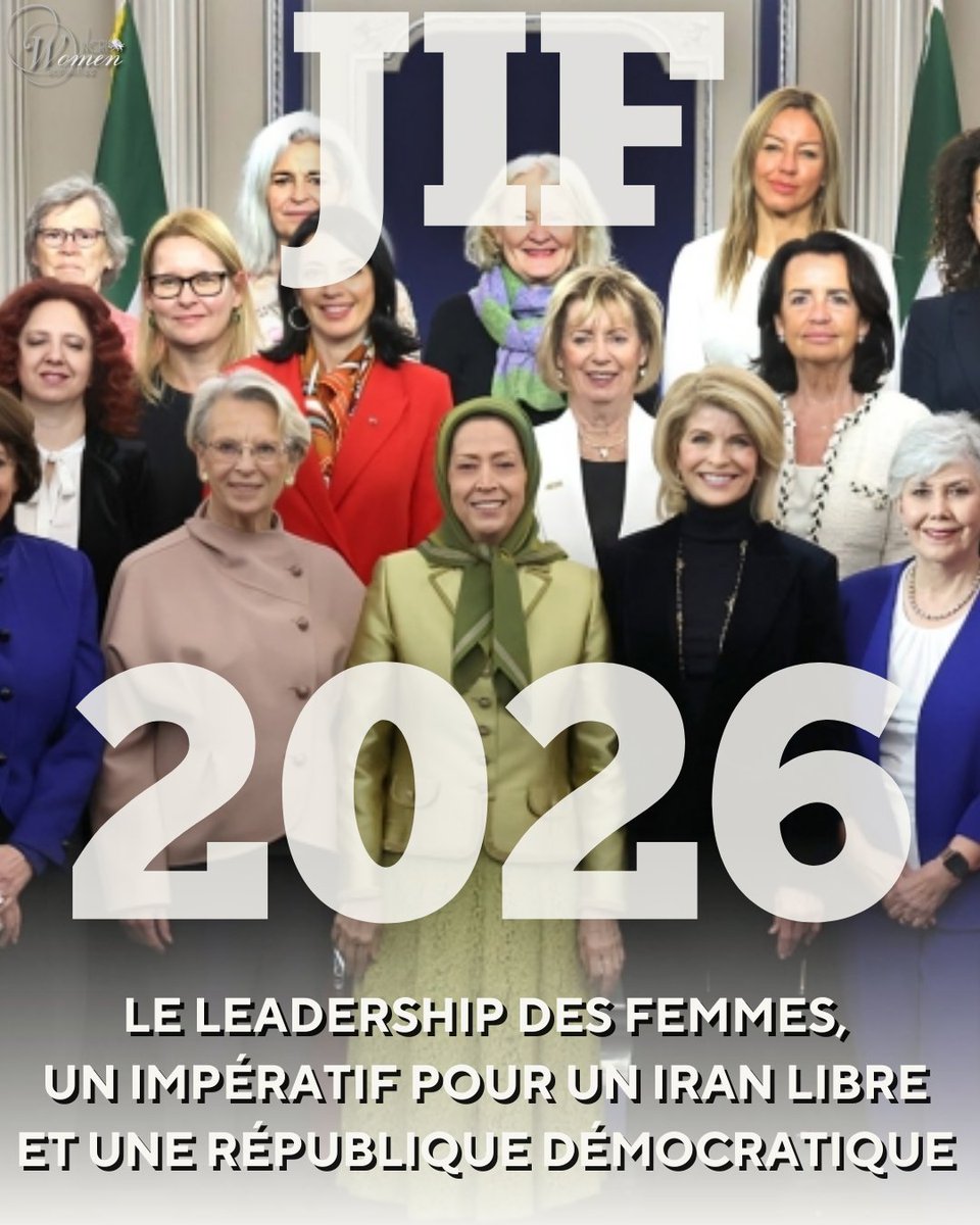 CNRIfemmes's tweet image. ✨ Il y a quelques jours, une grande conférence s’est tenue à l’occasion de #IWD2026 :

« Le leadership des femmes, un impératif pour un Iran libre et une République démocratique »
#WomenForce4Change #ForAllWomenAndGirls
wncri.org/fr/2026/02/21/…