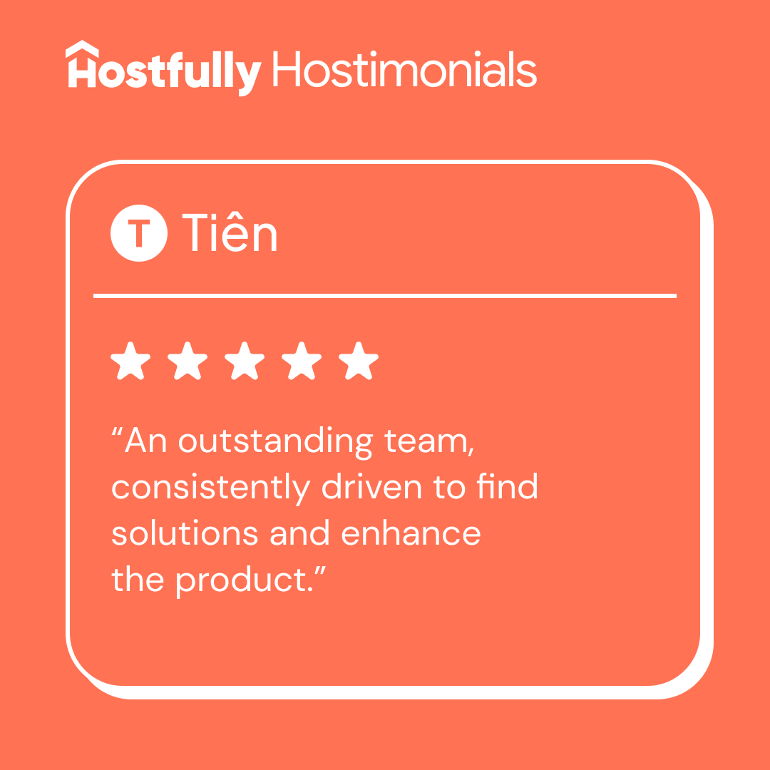 Hostfully tweet media