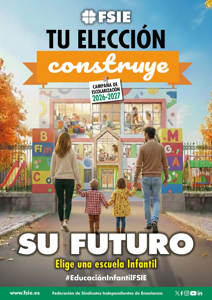 📌La #EducaciónInfantil es una etapa decisiva en el desarrollo de los pequeños.

🍀Desde #FSIEMadrid animamos a las familias a conocer los centros de #educaciónInfantil y ejercer su derecho a elegir con libertad el mejor modelo educativo para sus hijos.

#EducaciónInfantilFSIE