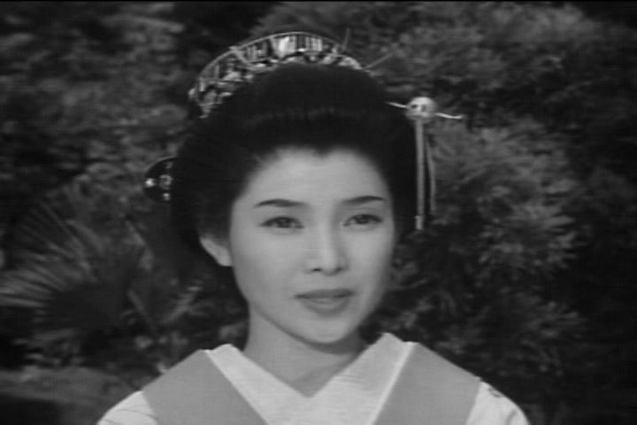 HBD #市川右太衛門 東映「旗本退屈男 謎の伏魔殿」1955 (若山セツ子と)