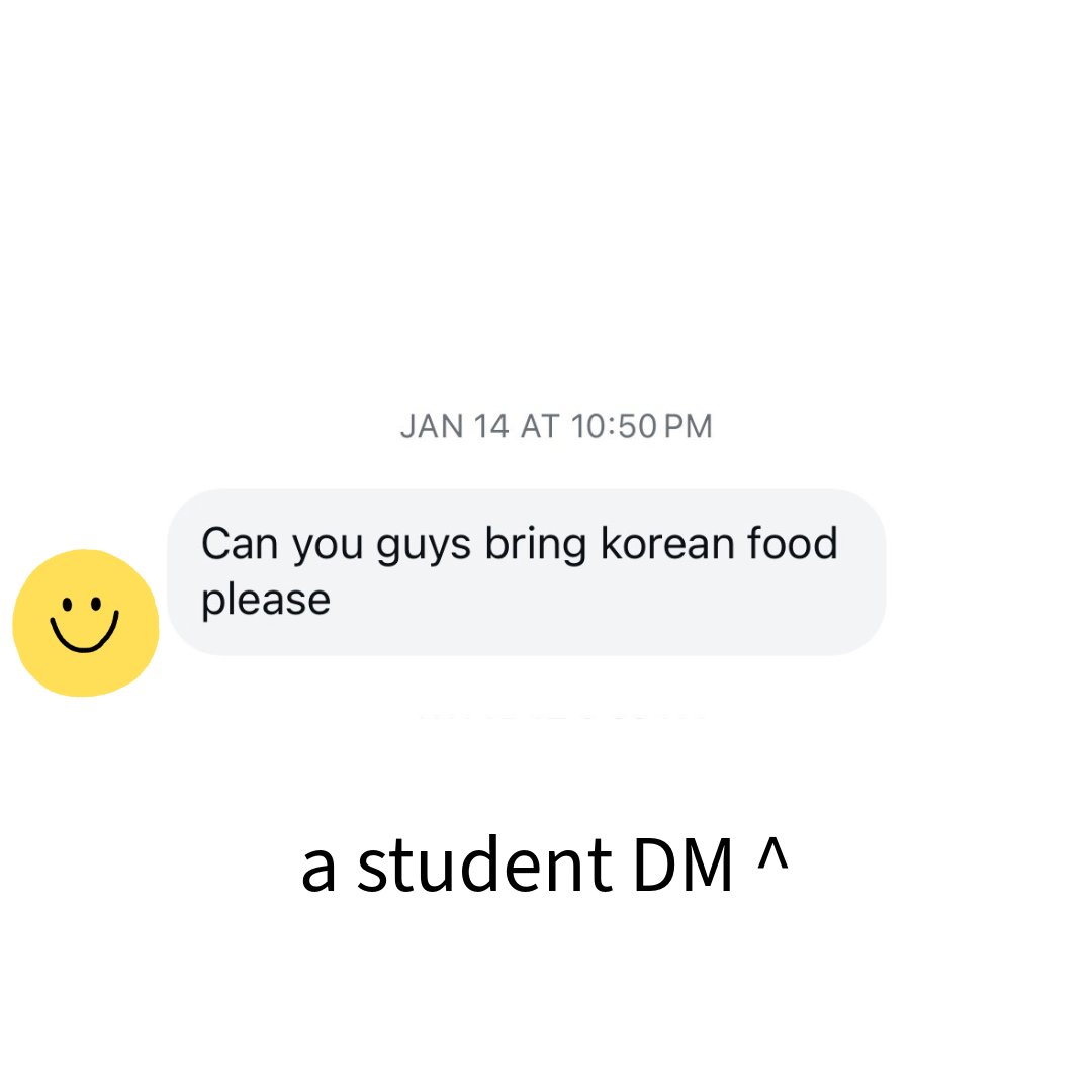 Global Street Foods: Korea! Tonight! At Grand! This was another student request! And we are here to serve YOU!! Don't forget it 😝 #dineslu #swag