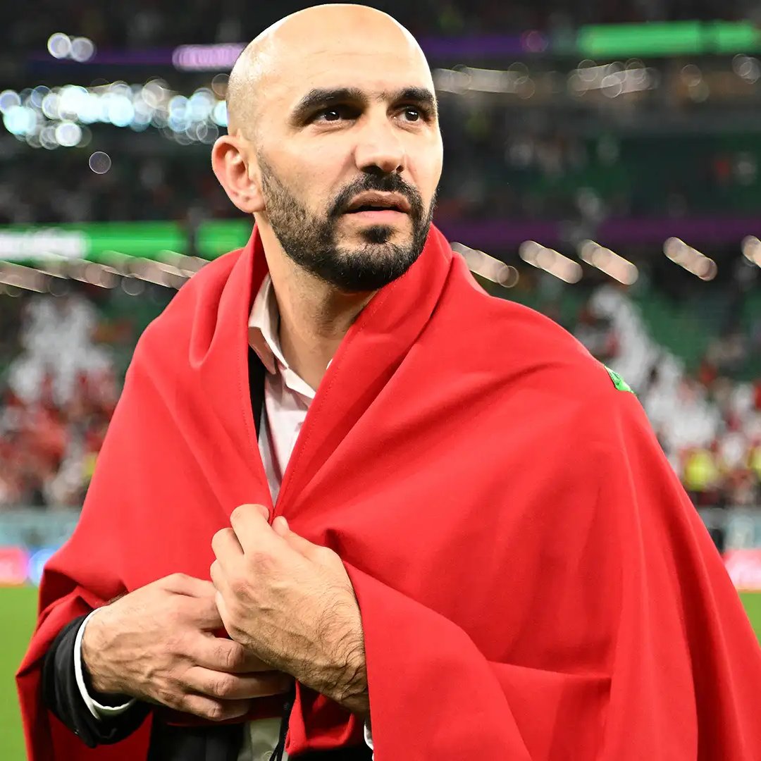 BillaZakaria6's tweet photo. 🇲🇦 Walid Regragui is nearing his departure from his position as coach of Morocco 3 months before the 2026 World Cup. Negotiations are underway with the Moroccan Football Federation.
#fmf 
#walid 
#marroco https://t.co/IpH0xf3Qfa