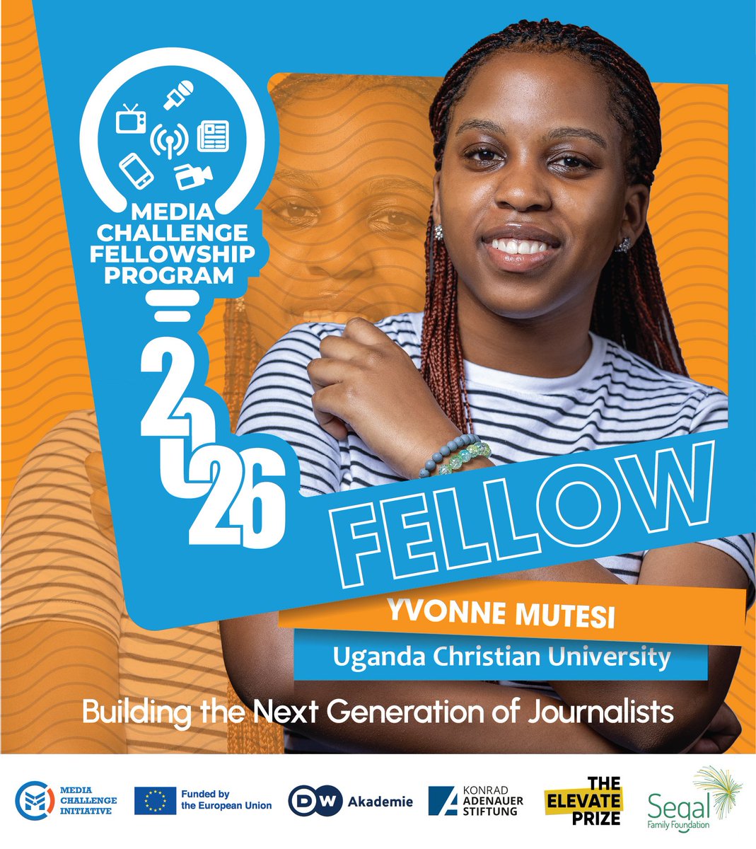 MediaLinkUCU's tweet photo. Congratulations, Yvonne Mutesi.
We’re celebrating this win and praying that this MCI Fellowship becomes a season of bold growth and undeniable excellence. https://t.co/VNz2E2S9mC