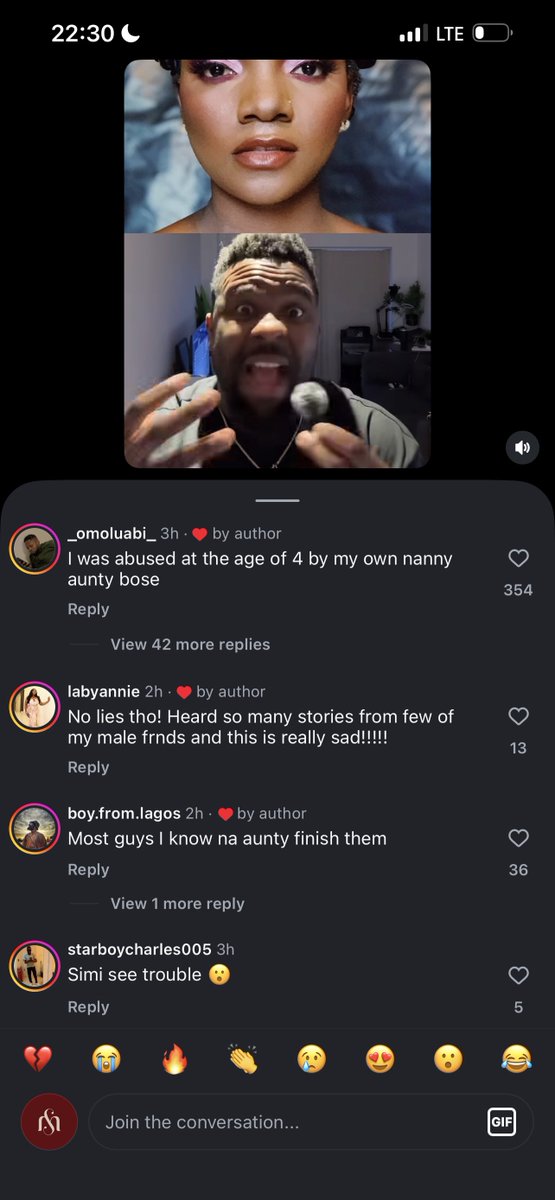 Oyemyke while addressing Simi pedophilia post, told men that were sexually assaulted by an adult woman to drop a comment and more than 2000 men came out to testify to being raped by an elder woman while they were very young..

There are more male rape victims than there are