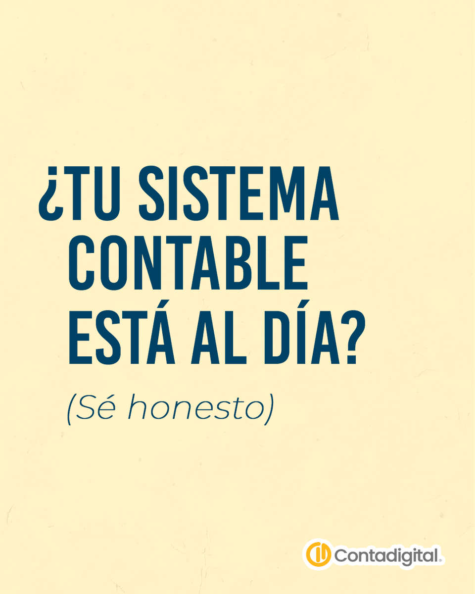 ContabilidadDig's tweet photo. Muchos #Contadores pueden pensar que cuentan con un sistema actualizado, pero la realidad puede ser otra. Si tu sistema pasa el checklist ¡Bravo! Y si no, es tiempo de buscar alternativas.🔍

¿Ya probaste nuestro #sistema? Realiza una demo en https://t.co/bGEy1alIi9 😉 https://t.co/ivSnhUFPjh