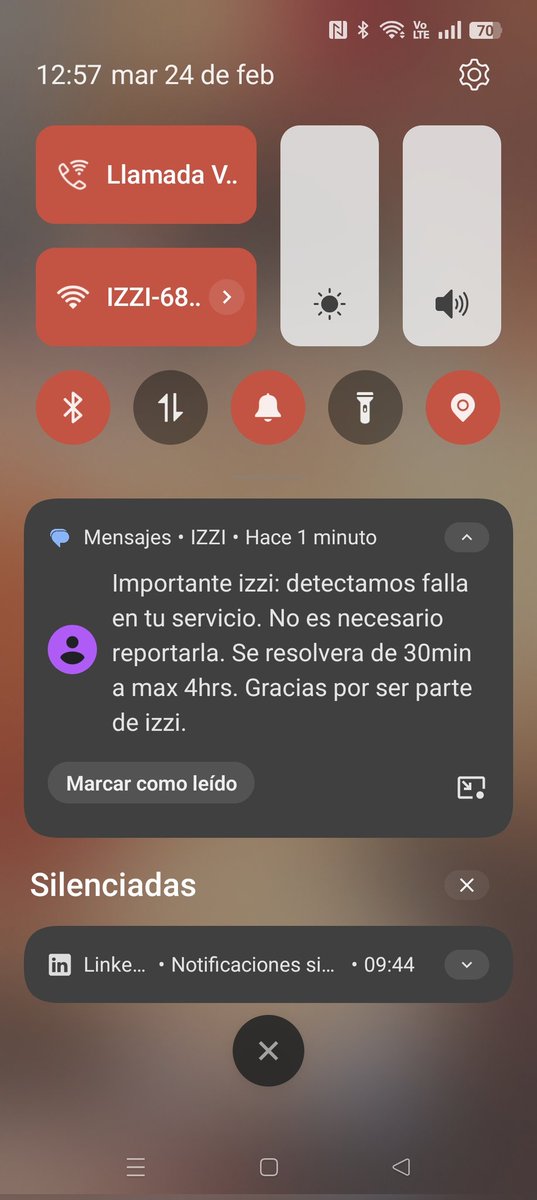 UlisesOntiveros's tweet photo. @izzi_mx Llevo horas sin internet, a las 5  tengo un tema muy importante y a Izzi se le ocurre dejarme sin internet, su número de servicio a clientes en automático cuelga y la verdad es que pura cagada con este proveedor de internet.. No confíes tus cosas importantes a #IzziTelecom https://t.co/u1GBRDp2Y5