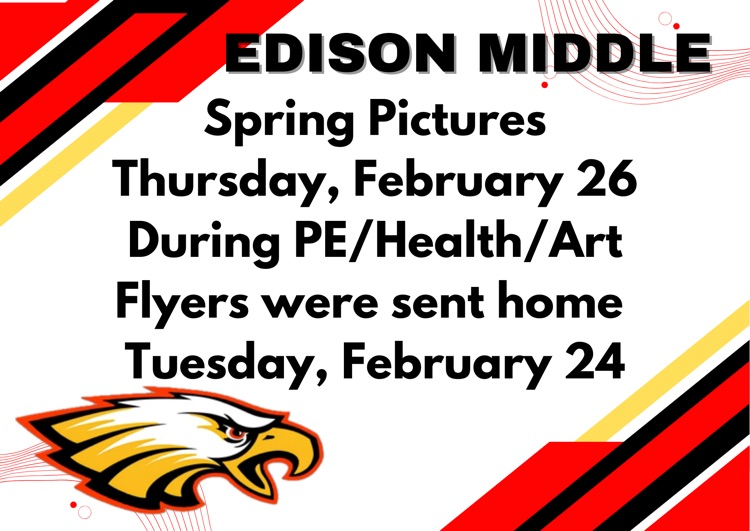 Spring Pictures Thursday during PE/Art/Health class