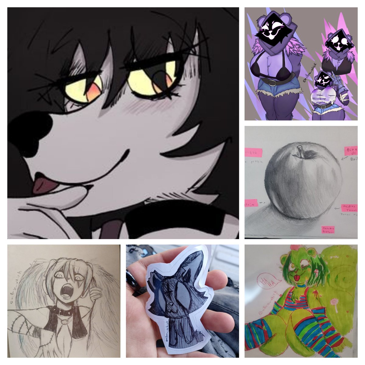 "Share you art and nationality!!!"
También soy Mexicana 😸😸🇲🇽
🖤 Estudio diseño gráfico, me ENCANTAN los pambazos hahshs, AMO MUCHO LOS JUEGOS DE SONIC!! 😼