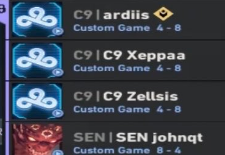 VCT Scrims tweet media