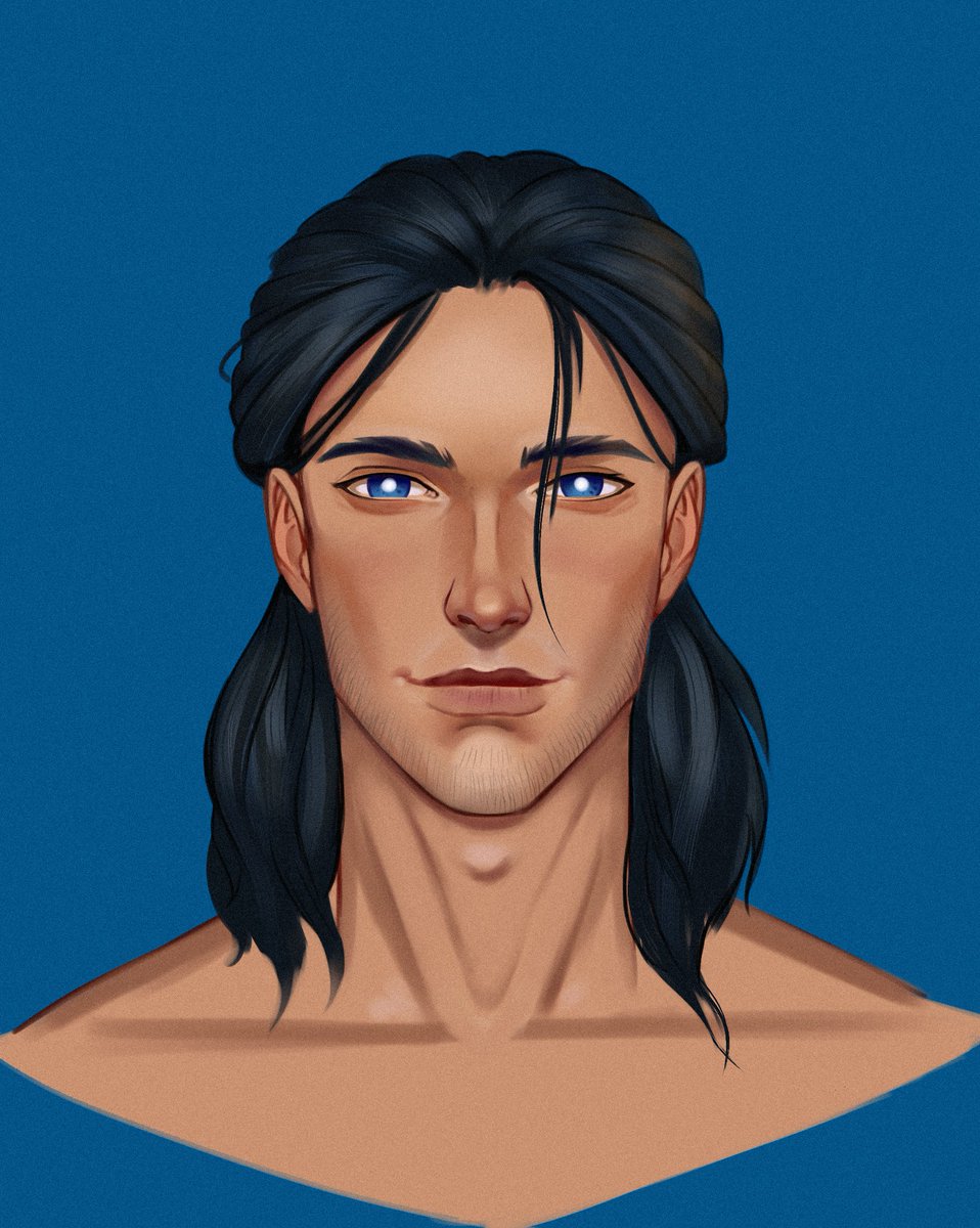 Every few years, I remember that I have a second OC. The last time I drew it was three years ago. His name is Marid.