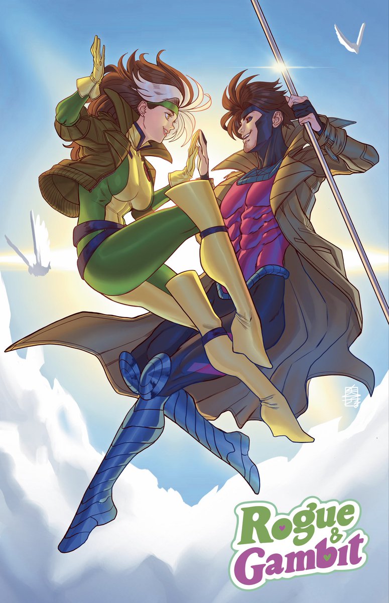 acecore2kx's tweet photo. Xmen Rogue and Gambit poster is finished! 

#xmen #rogue #gambit #MarvelRivals https://t.co/0GRHa6Ijr3