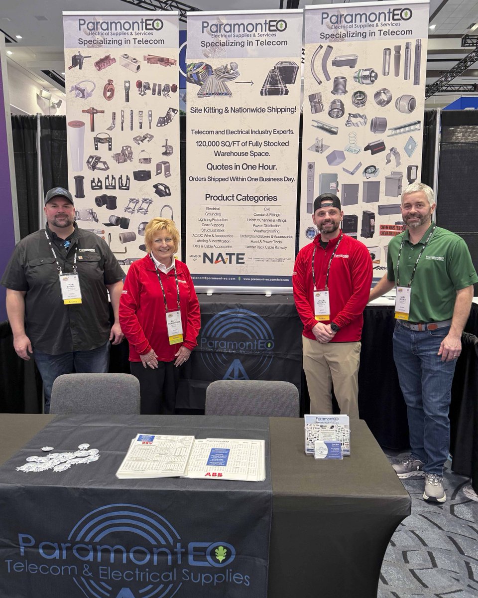 ParamontEO's tweet photo. We’re at Caesars Forum for @NATEsafety UNITE 2026 this year! We'll be at Booth #607 on February 24th &amp; 25th. We can't wait to see you here!

#NATEUNITE2026 #NATESafety #telecom https://t.co/SUpHFTzmgX