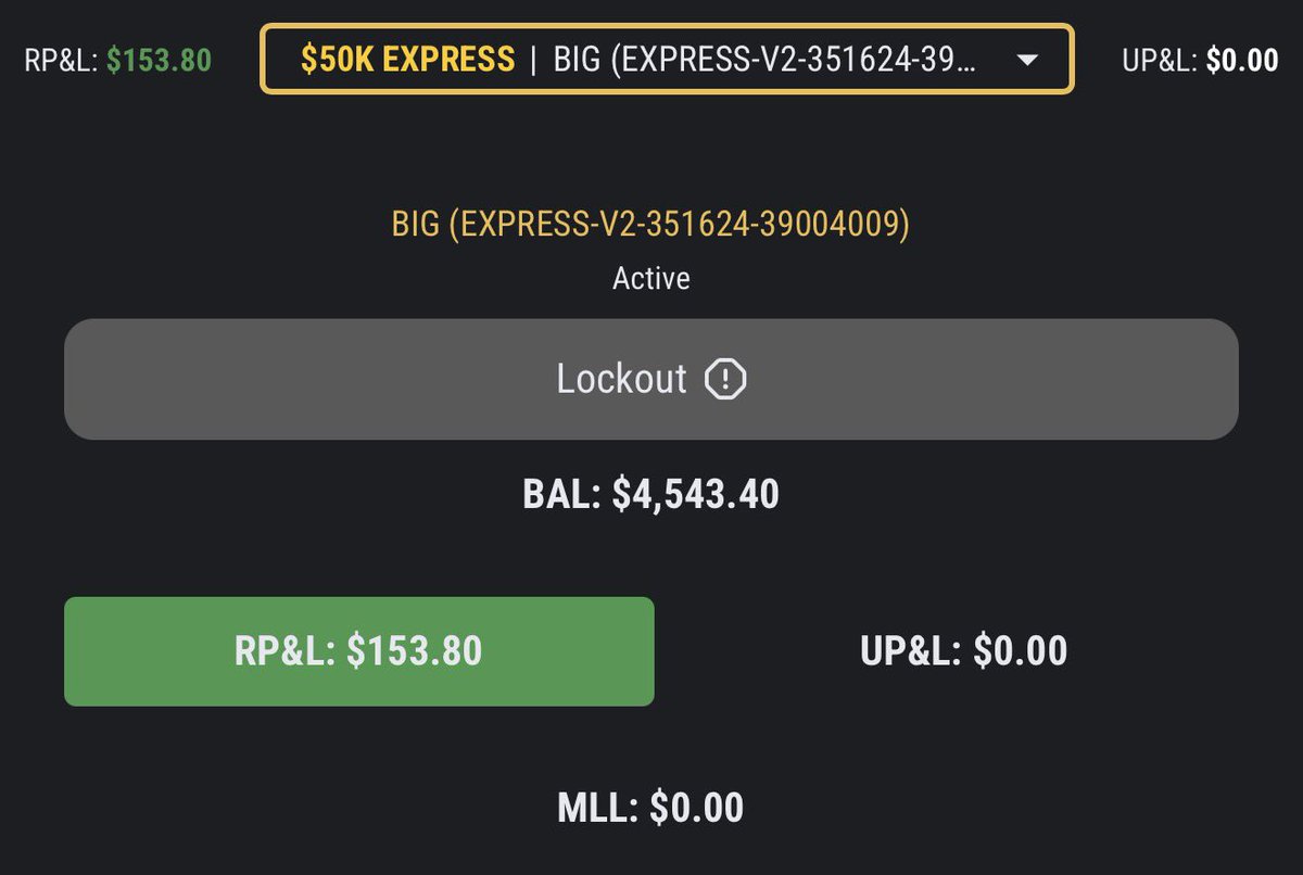 Screenshot referenced in @vwapx's X post about Topstep payouts