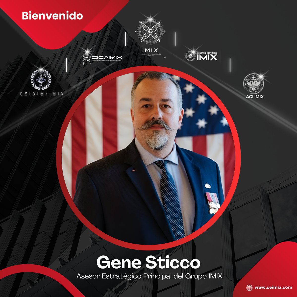 🇪🇸 FORTALECIENDO LA INTEGRIDAD EN LA INVESTIGACIÓN PLANETARIA: BIENVENIDA A GENE STICCO

Es un honor para IMIX anunciar la incorporación de Gene Sticco como nuestro nuevo Senior Strategic Advisor for Intelligence Tradecraft. Gene aporta décadas de experiencia crítica en seguridad