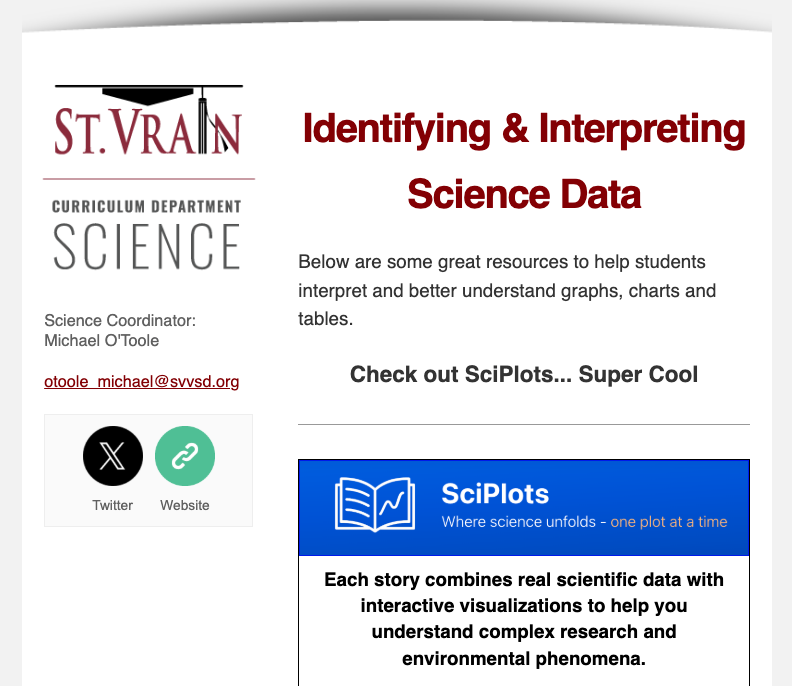 St. Vrain Science tweet media