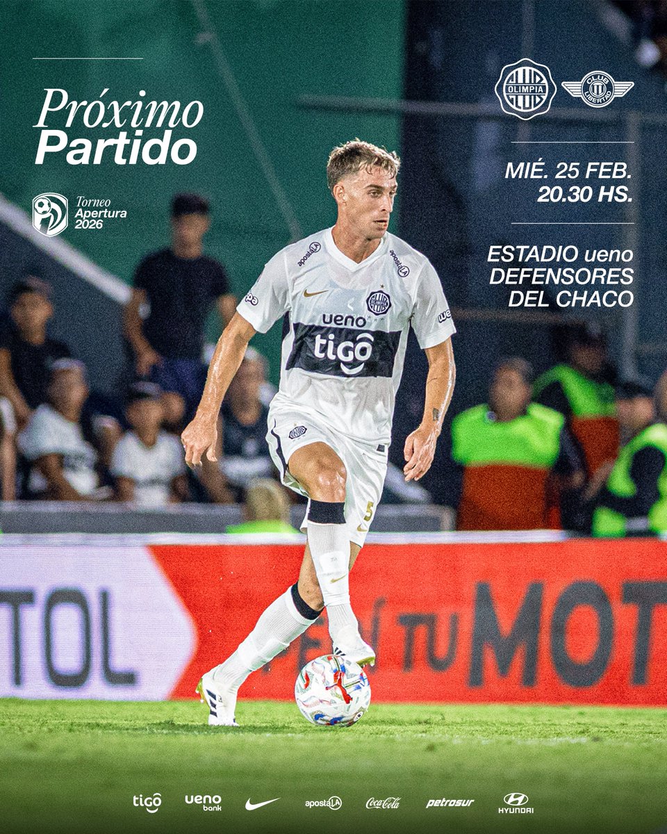 🔜⚽️ Todos juntos, en busca de otro paso en el Torneo Apertura 2026.

¡𝐕𝐚𝐦𝐨𝐬, 𝐑𝐞𝐲 𝐝𝐞 𝐂𝐨𝐩𝐚𝐬! ⚔️