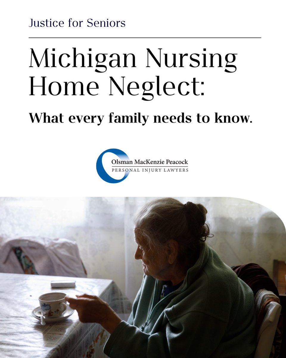 Justice4Seniors's tweet photo. Nearly every Michigan nursing home was cited for safety violations over a four-year period.

Understaffing leads to falls, infections, and preventable harm.

Families deserve transparency.

Read more: https://t.co/6fzdSFQLPk

#Michigan #NursingHomeAbuse #ElderJustice https://t.co/1LvYqu0CTF