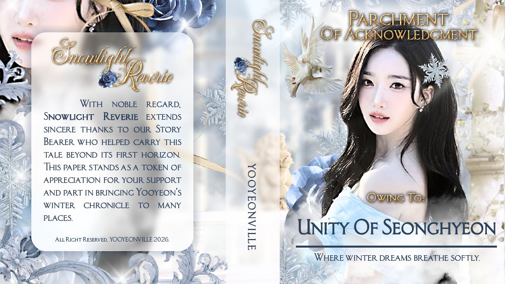 ⠀ 
🛹📰 … / We, <a href="/UnityofSeong/">𝖴𝖮𝖲 ͏͏</a>, sincerely thank <a href="/YOOYEONVILLE/">𓏲˚ ۪ ❆ It’s Princess 𝗬𝗼𝗼𝘆𝗲𝗼𝗻 설광의 몽상✦</a> for extending the invitation to collaborate as a media partner for 𝐒𝐧𝐨𝐰𝐥𝐢𝐠𝐡𝐭 𝐑𝐞𝐯𝐞𝐫𝐢𝐞 celebration. May our paths cross again on future occasions! 
⠀
